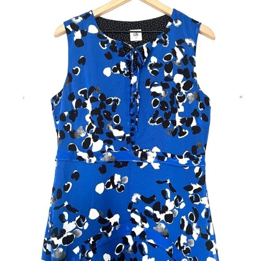Cabi Untamed Trapeze Cobalt Blue Dress - Picture 3 of 9
